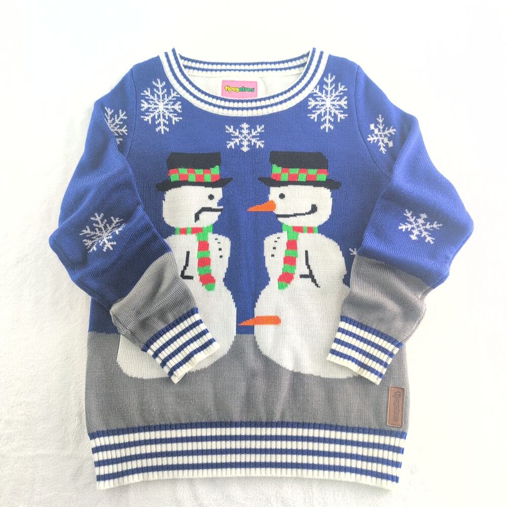 Tipsy Elves Frosty The Nose Thief Ugly Christmas Sweater Women's Med